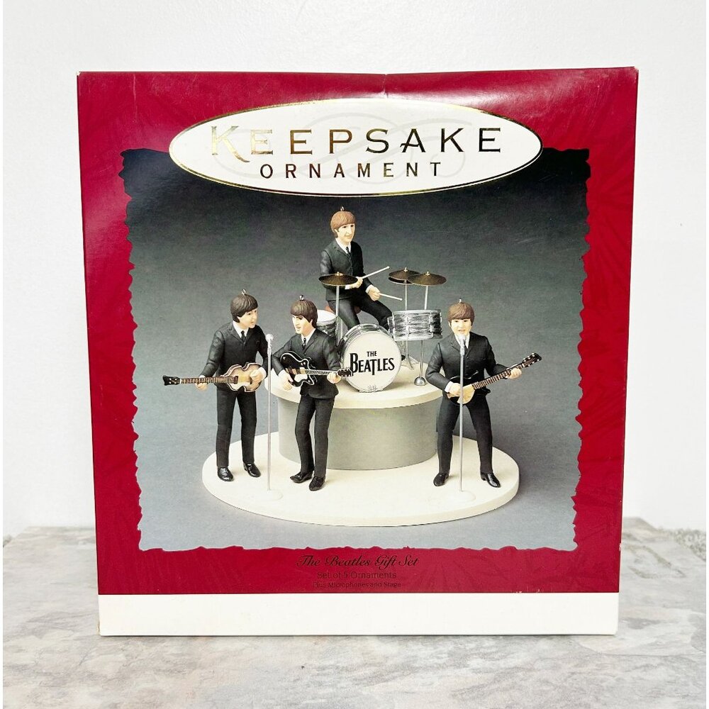 Hallmark Keepsake Ornament "The Beatles Gift Set" 1994 - New In Open Box - Picture 2 of 10